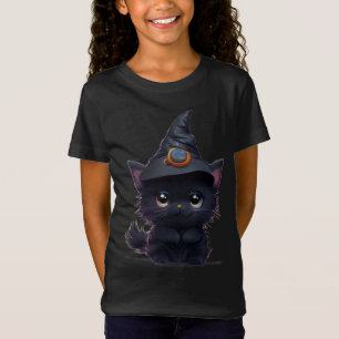 Niedlicher, weißlicher Halloween-T - Shirt