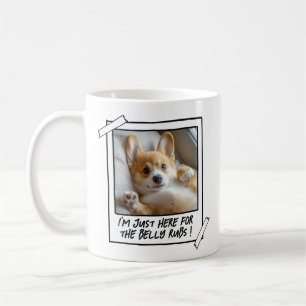 Niedlicher Welpe für den Belly Rubs Corgi Kaffeetasse