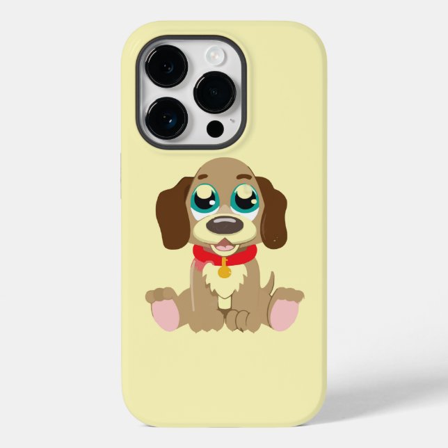 Niedlicher Welpe mit schönen Augen Case-Mate iPhone Hülle (Rückseite)