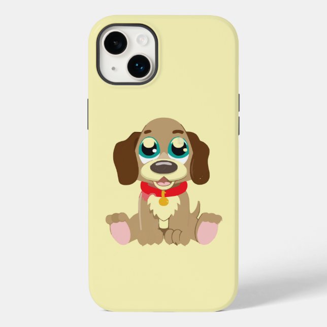 Niedlicher Welpe mit schönen Augen Case-Mate iPhone Hülle (Rückseite)