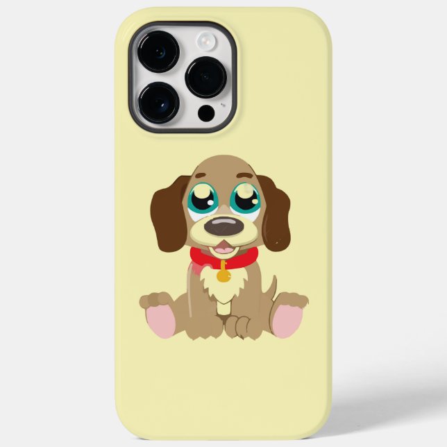 Niedlicher Welpe mit schönen Augen Case-Mate iPhone Hülle (Rückseite)