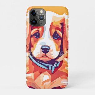 Niedlicher Welpe-Pop Art Case-Mate iPhone Hülle