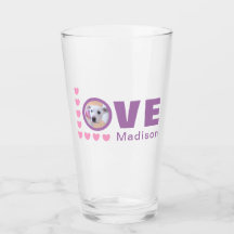 Niedlicher Welpen Hund Liebe Herz Valentinstag Lav