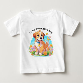 Niedlicher Welpenhund Baby T-shirt