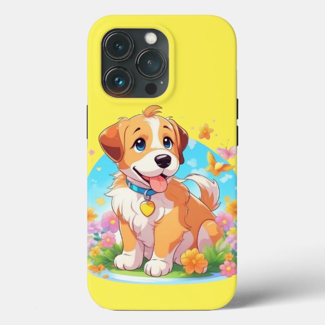 Niedlicher Welpenhund Case-Mate iPhone Hülle (Rückseite)
