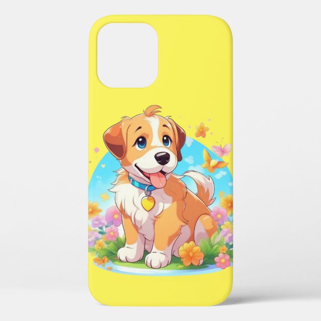 Niedlicher Welpenhund Case-Mate iPhone Hülle (Rückseite)