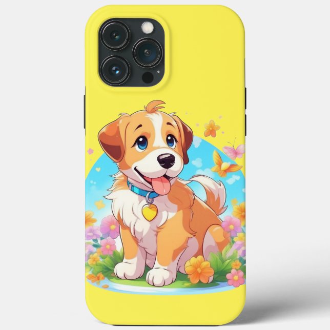 Niedlicher Welpenhund Case-Mate iPhone Hülle (Rückseite)