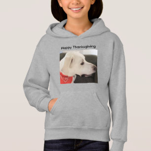 Niedlicher Welpenhund Erntedank Hoodie