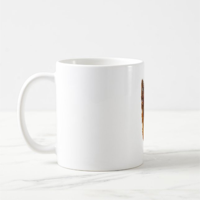 Niedlicher Welpenhund Kaffeetasse (Links)