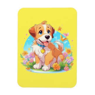 Niedlicher Welpenhund Magnet