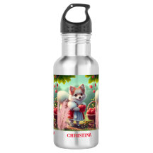 Niedlicher Welpenhund mit Äpfeln, Personalisierter