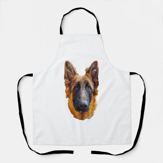 Niedlicher Welpenhund Schürze (Vorderseite)