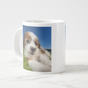 Niedlicher Welpenhund (Shitzu) Jumbo-Tasse