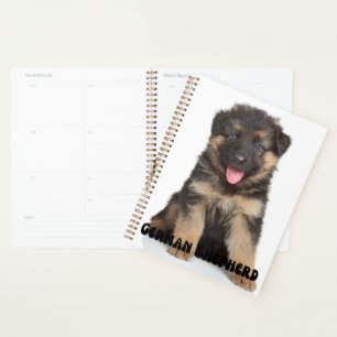 Niedlicher Welpenkalender-Planer Planer