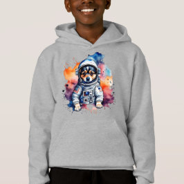 Niedlicher Weltraumhund Hoodie