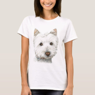 Niedlicher Westie Hund T-Shirt