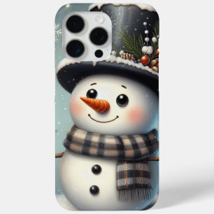 Niedlicher Whimisky Weihnachten/Winterschneemann Case-Mate iPhone Hülle