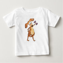 Niedlicher Whimsical Brown Hund Heften
