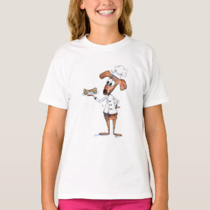 Niedlicher Whimsical Dog Koch T-Shirt