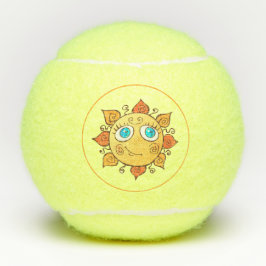 Niedlicher Whimsical Sunshine Tennisbälle