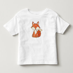 Niedlicher Whimsischer Fox Kleinkind T-shirt