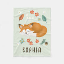 Niedlicher Whimsischer Foxenwald Kinder fallen