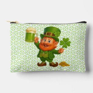 Niedlicher/whimsischer Leprechaun St. Patrick's Da Zubehörtasche