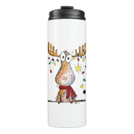 Niedlicher Whimsischer Weihnachtsschlamm Thermosbecher