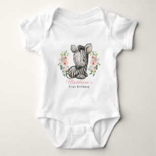 Niedlicher Wild Baby Zebra Baby Bodysuit Baby Strampler