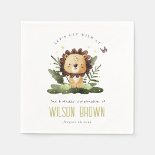 Niedlicher Wilder tropische Dschungel Serviette
