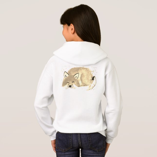 Niedlicher Wildschwein-Wildpark Hoodie (Schwarz voll)