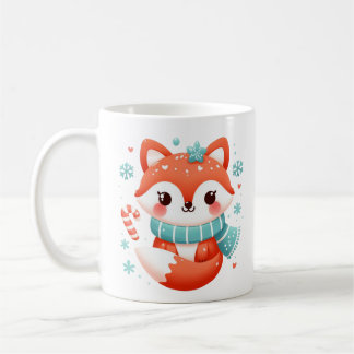 Niedlicher Winterfuchs Kaffeetasse