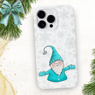 Niedlicher Winterurlaub in Gnome Case-Mate iPhone 14 Pro Max Hülle