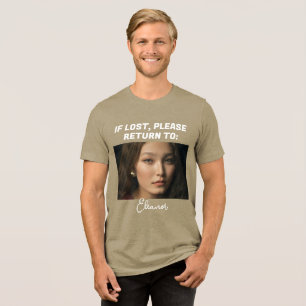 Niedlicher Witz, wenn Sie verloren haben, kehren S Tri-Blend Shirt