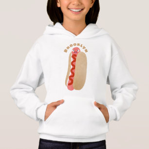Niedlicher Witzhund Weiner Cartoon Hoodie