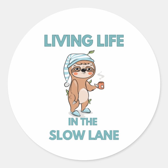 niedlicher Witzschwanz Runder Aufkleber (Vorderseite)