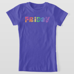 Niedlicher Wochentag Freitag T-Shirt