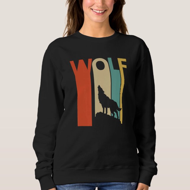 Niedlicher Wolf Sweatshirt (Vorderseite)