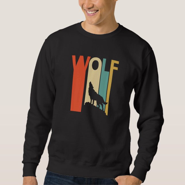 Niedlicher Wolf Sweatshirt (Vorderseite)