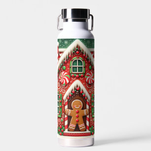 Niedlicher, wunderlicher Weihnachtsmann aus Lebkuc Trinkflasche