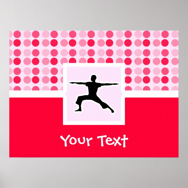 Niedlicher Yoga Poster (Vorne)