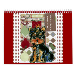 Niedlicher Yorkie-Kalender Kalender
