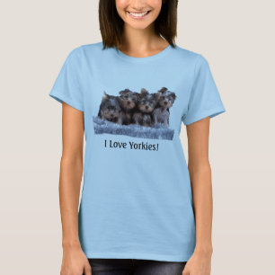 Niedlicher Yorkie Welpen-T - Shirt