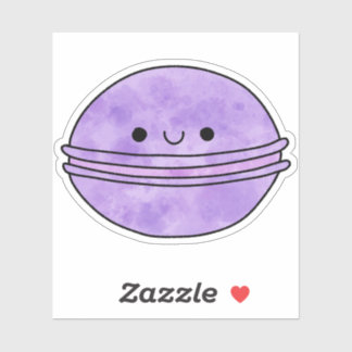 Niedlicher Yummy Macaron Aufkleber