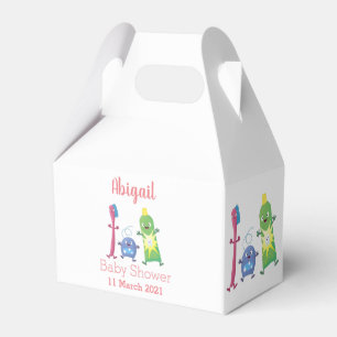 Niedlicher Zahnbürste Zahnpasta-Cartoon Geschenkschachtel