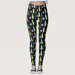 Niedlicher Zahnbürste Zahnpasta-Cartoon Leggings