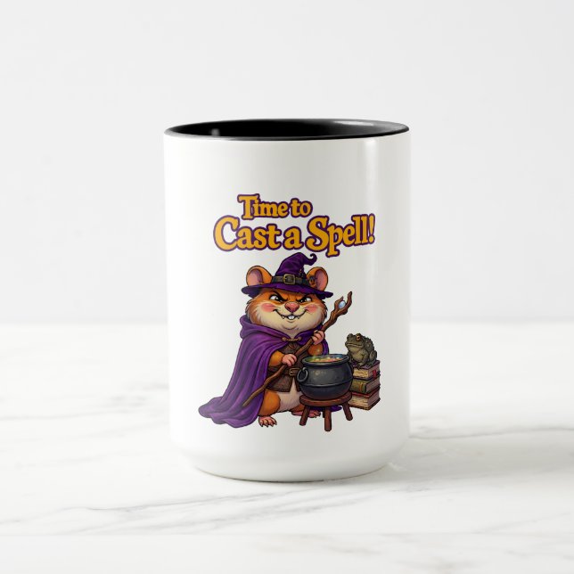Niedlicher Zauberer Hamster Kaffeebecher Tasse (Zentrum)