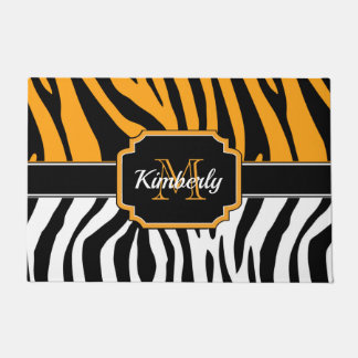 Niedlicher Zebra-Druck Fußmatte