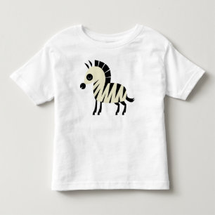 Niedlicher Zebra Kleinkind T-shirt