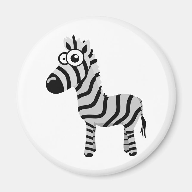 Niedlicher Zebra Magnet (Vorne)
